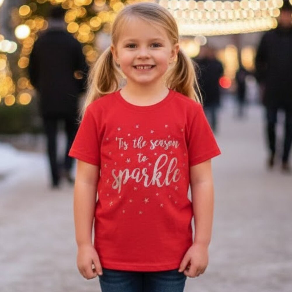 Chemistry “’Tis the Season to Sparkle” Holiday Top Size L